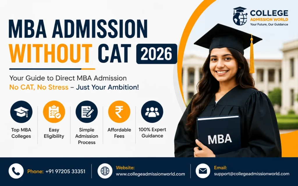 MBA Admission-Without CAT 2026
